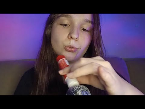 ASMR SONS DE COLA NO MICROFONE, SONS COLANTES E SUPER RELAXANTES PARA DORMIR RÁPIDO