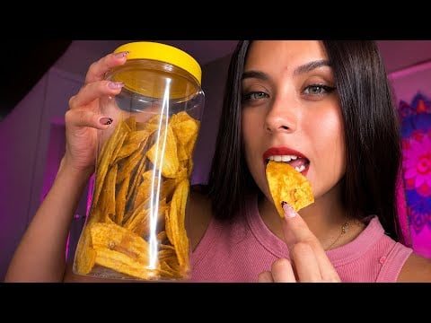 ASMR ALEATÓRIO - sons de boca, scracthing, sussurros e mastigação 