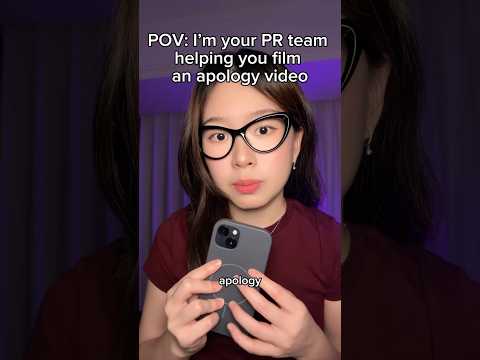 pov: you’re making an apology video #asmr