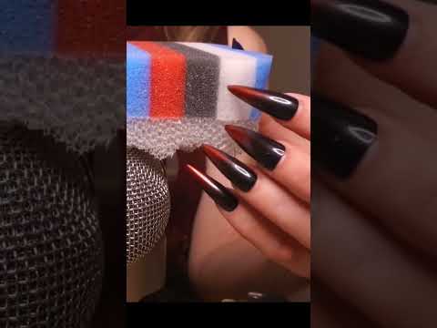 ASMR Sponge Scratching ❤️ Super Tingly #shorts