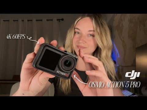 ASMR Unboxing & Testing The DJI Osmo Action 5 Pro (Soft Spoken🤎)