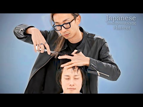 ASMR 99.9%眠くなる。カリスマ美容師のハサミの音で癒します/good sleep asmr haircut