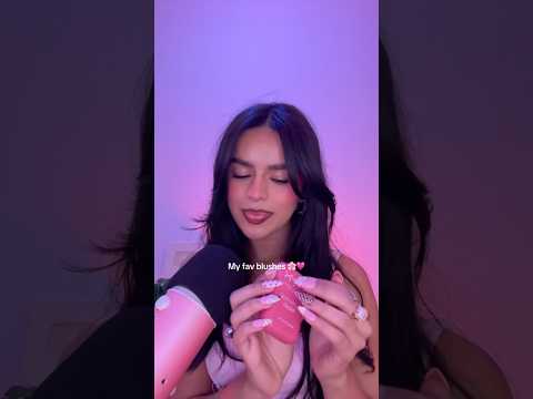 ASMR FAV BLUSHES MAKEUP #makeup #blushes #shortsviral