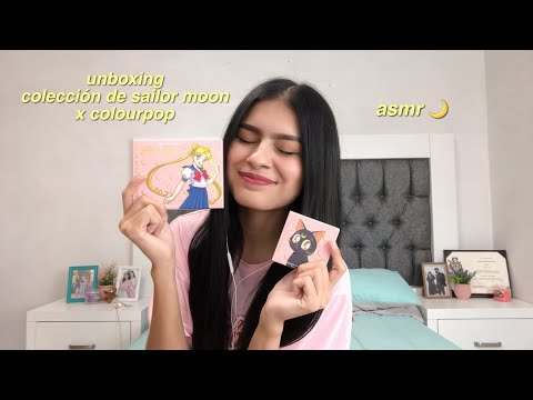 ASMR | unboxing colección de sailor moon x colourpop 🌙