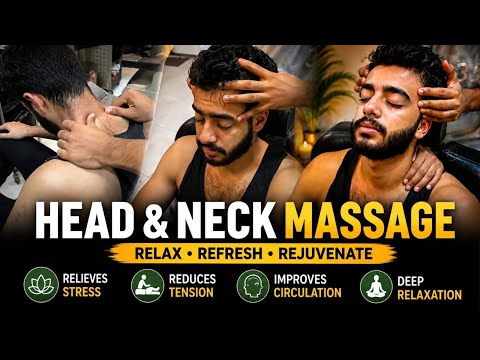 Ultimate Head & Neck Massage | Deep Relaxation, Stress Relief & Tension Release