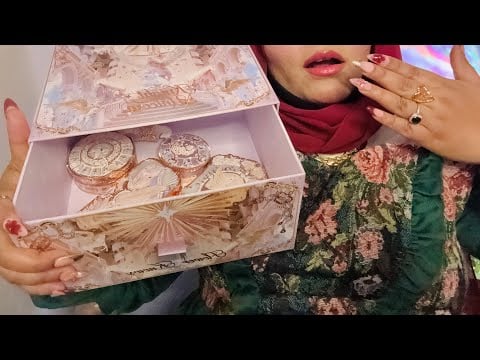 ASMR - Unboxing Whimsical Makeup 🦄🌸✨/ Tingly Tapping Scratching 