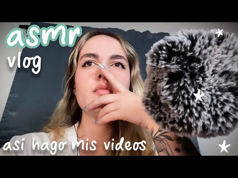 asmr Vlog Un día de GRABACIÓN con susurros cerquita :) Ale ASMR para DORMIR