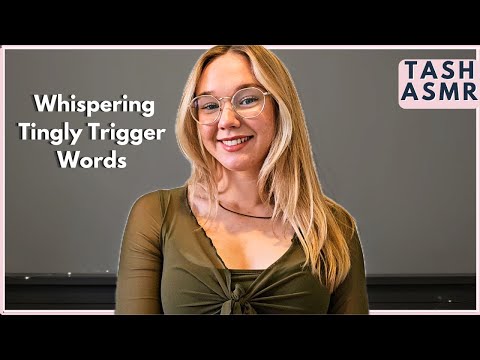 ASMR Tingly Trigger Words & Hand Sounds (Whispered)