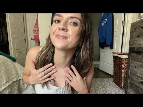 ASMR| Body Triggers & Fabric Sounds! (Collarbone tapping, clothes scratching/skin scratches)