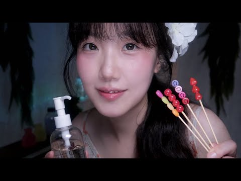ASMR 여름 바닷가에서 시원한 귀청소 Ear cleaning & Massage