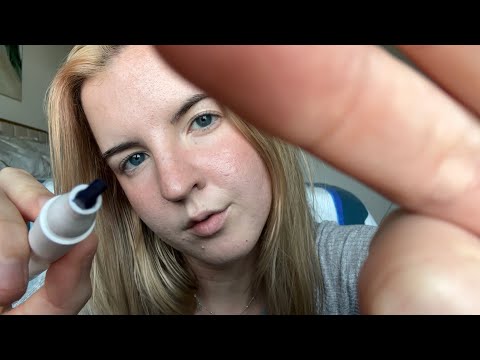 Drawing on Your Face ASMR (personal attention)