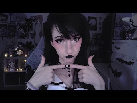 LIVE ASMR short Goth Girl helps you relax 💤 listen or face the consequences 😇 !socials