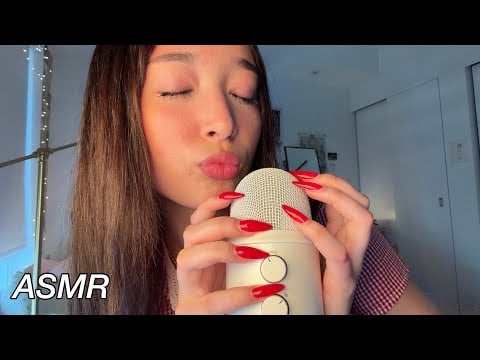 ASMR Deep Ear Whispers & Bare Mic Scratching 