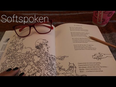 ASMR 📚 Reading you to sleep 😴 Soft Spoken | word tracing + page flipping