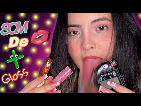 Som De boca/mordendo a língua+Gloss [asmr]