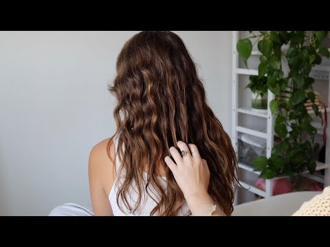 ASMR | Back tracing + scratching, hair play, hair brushing on Lillie ☀️(no talking)