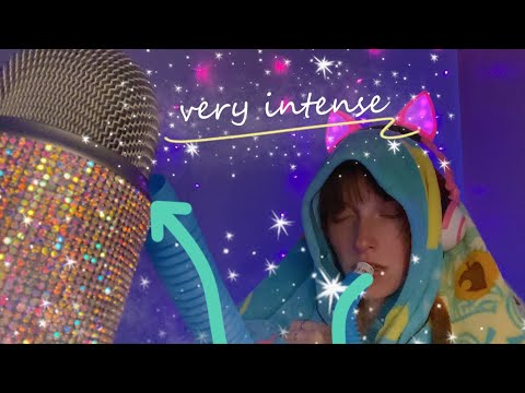 asmr very intense mouth sounds in a tube ✨💕 ((abrupt ending sry))