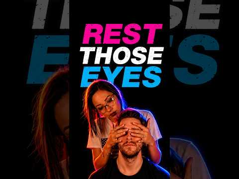 Eye Strain Relief Massage I Didn't Know I Needed 🫩 #ASMR