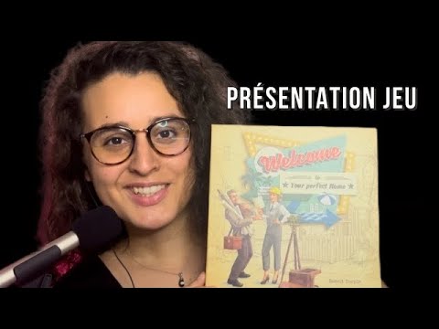 ASMR FR | Présentation jeu de société Welcome 🏠
