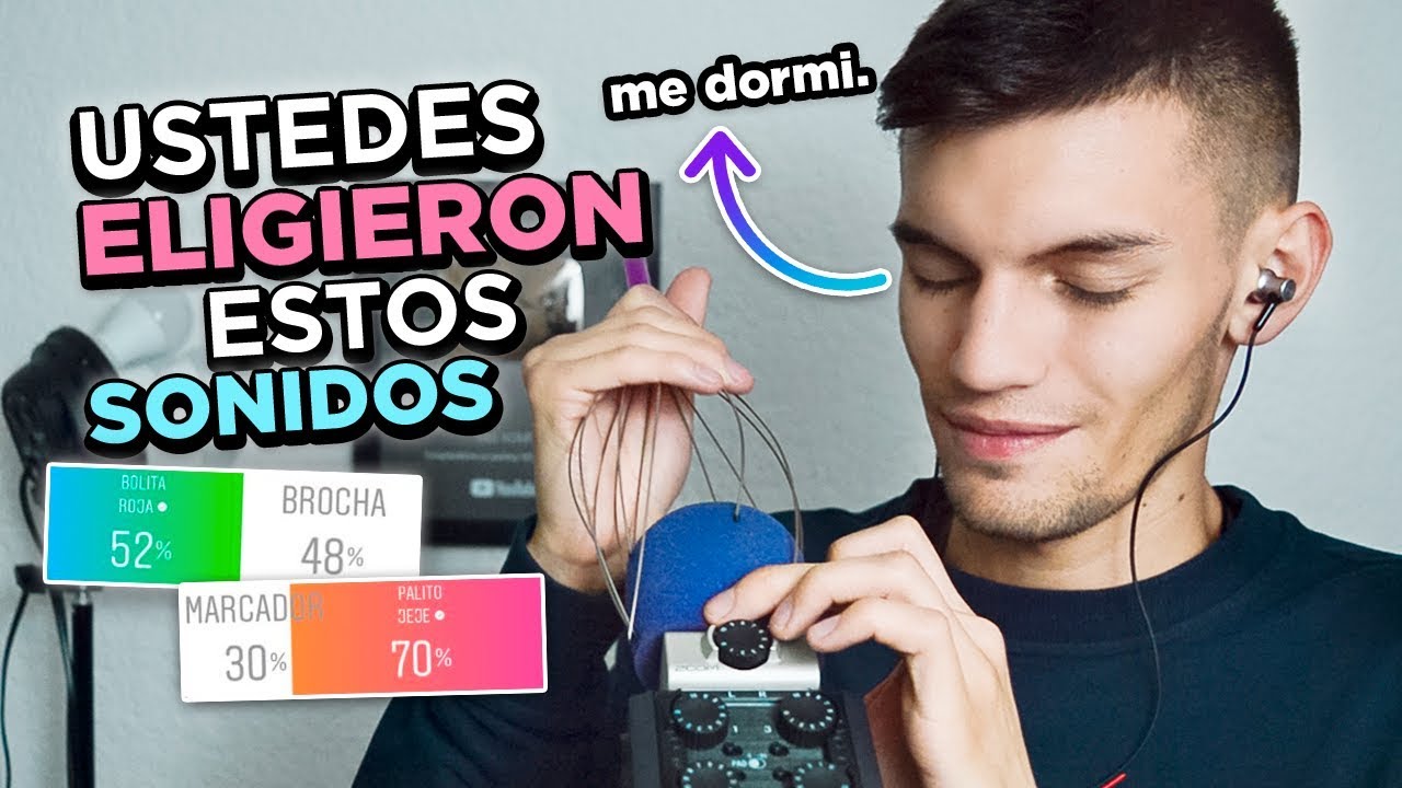 ASMR - ME DORMÍ CON ESTOS SONIDOS | Mis seguidores de instagram eligen los sonidos #3 | ASMR Español