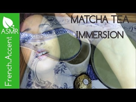 Matcha Tea ASMR immersion !! *Sleep hypnosis *Gentle whispering [french accent asmr]