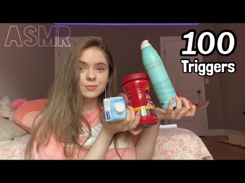 ASMR 100 triggers in 1 minute ⚡️❤️