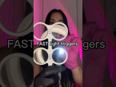 some fast light triggers ⚡️⚡️ #fastandaggressiveasmr #fastasmr #lighttriggers #fyp #asmr #asmrsound