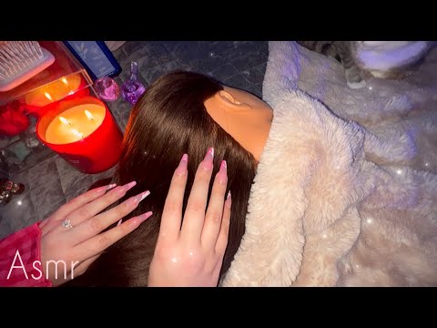 Asmr Scalp Massage | Hair Brushing, Hair Play, Scratching 😴