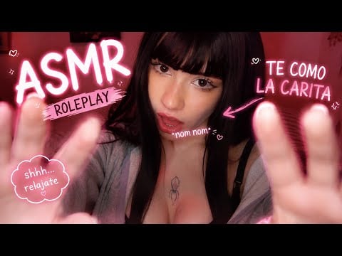 Te PUEDO COMER la CARITA? 😼🔪| ASMR en español ✨️