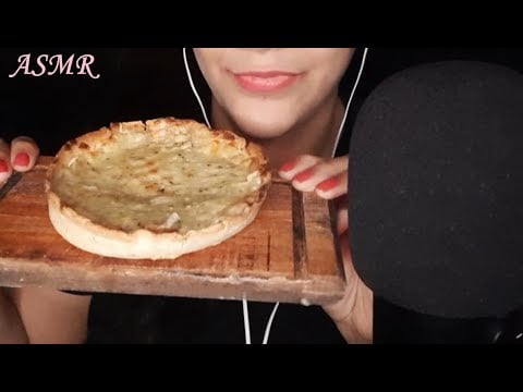 ASMR COMIENDO TARTA CEBOLLA Y QUESO | Te cuento momentos incomodos con subs| ASMR Mukbang En Español