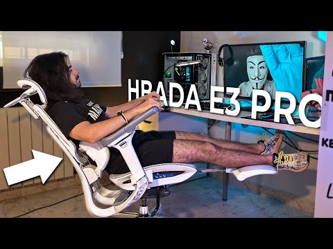 ASMR MONTANDO MI NUEVA SILLA , ME DORMÍ EN ELLA 😮💆 (Hbada E3 Pro Ergonómica)