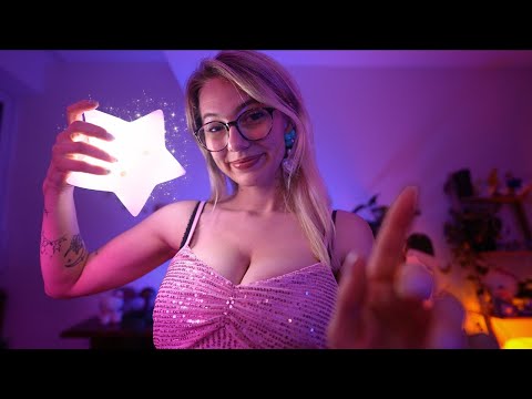 ASMR Tingly Light Star Spa Saloon ⭐ {face massage, visual asmr}