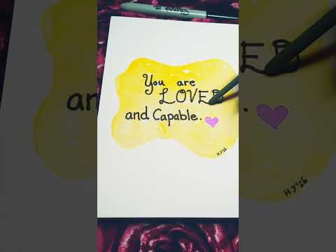 Tracing Words ASMR #asmrlikeasandbox #art #triggersforsleep #relaxing #painting