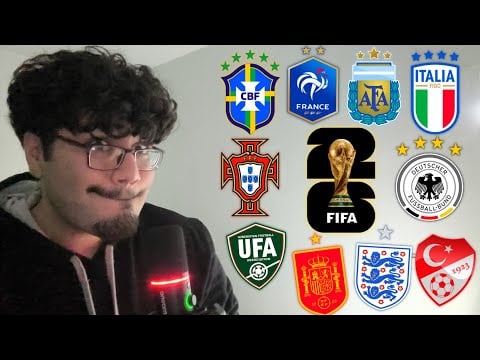 ASMR Top 10 World Cup 2026 🏆 Squads & World Cup History