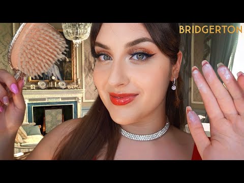 ASMR Bridgerton Roleplay💄 Ich schminke dich für den Ball (Hair, Makeup & Measuring RP) Deutsch