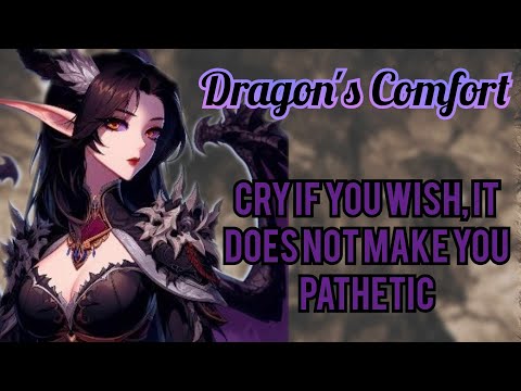 Comforted by a Dragon (F4M) (Yandere?) (Men's Mental Health Month) (ASMR)