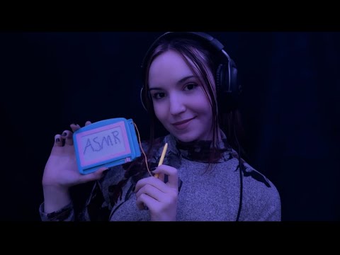 ASMR | Magnetic drawing board (sticky fingers, crinkle, whispering, writing)