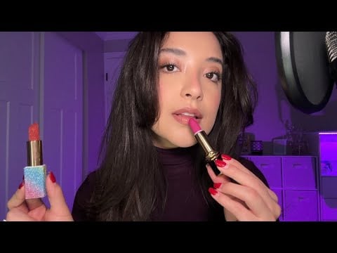 ASMR | Lipstick application 💄👄