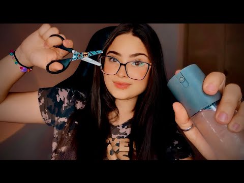 ASMR:CORTANDO SEU CABELO DE FORMA RÁPIDA E AGRESSIVA!