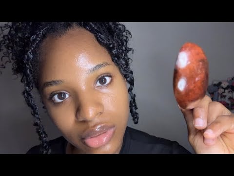 ASMR Gum Chewing and Eating You With a Wooden Spoon