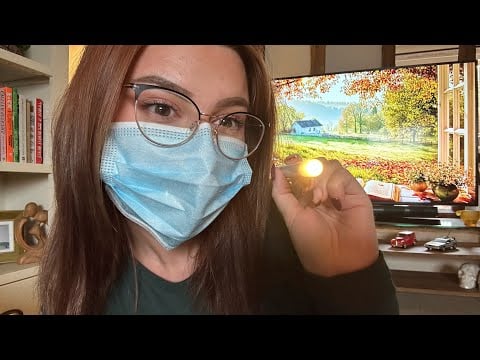 ASMR Cranial Nerve Exam for Sleep & Relaxation 🩺