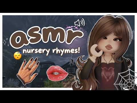 (roblox asmr 🌙) spooky & tingly nursery rhymes! spiders crawling up your back... 🕷️😴