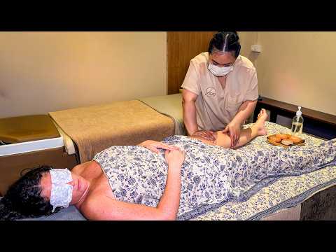 ASMR: Full Body Massage & Full Head Spa Ritual | Deep Sleep Treatment