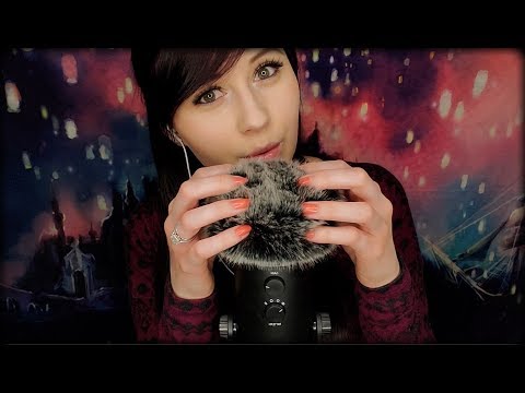 ASMR | Fluffy Mic Blowing, Head Scratching, Mic Brushing | No Talking