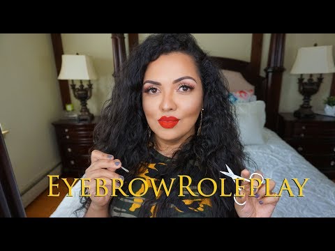 ASMR Eyebrow Tweezing Roleplay Whisper