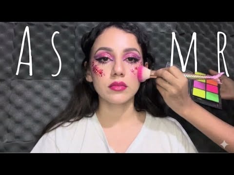 ASMR MI SOBRINA ME MAQUILLA COMO CHAVITA 