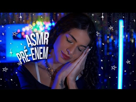 ASMR para te ACALMAR Antes do ENEM ✨ Respira, Vai Dar Tudo Certo 😴