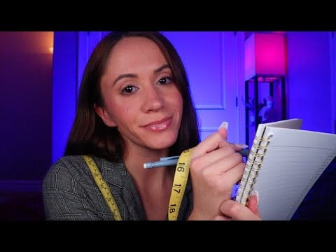 ASMR / Measuring & Sketching Your Face