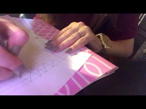 ASMR-office supply sounds