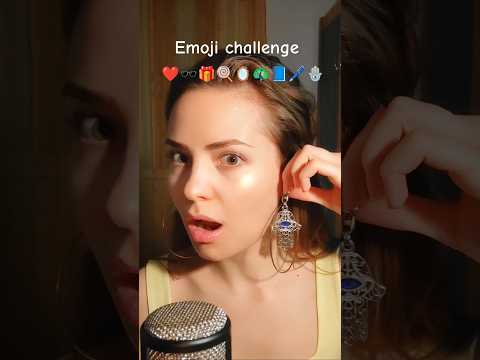 ❤️ ASMR emoji challenge | No talking #asmr #asmrsounds #emojichallenge #asmrnotalking